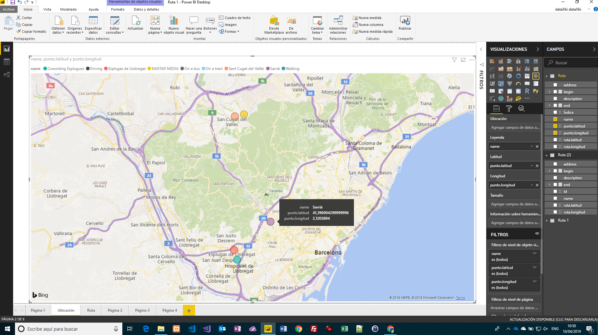 Conectar y visualizar archivos KML con Power BI Desktop