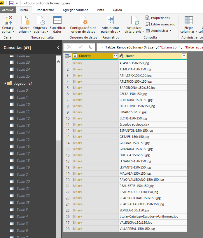 Editor de Power Query