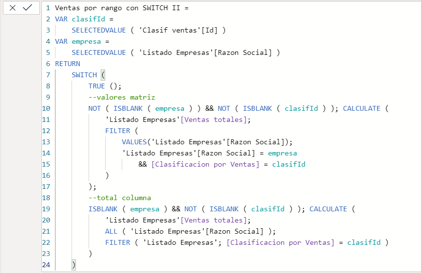 dataXbi - Medida clasificación ventas switch II