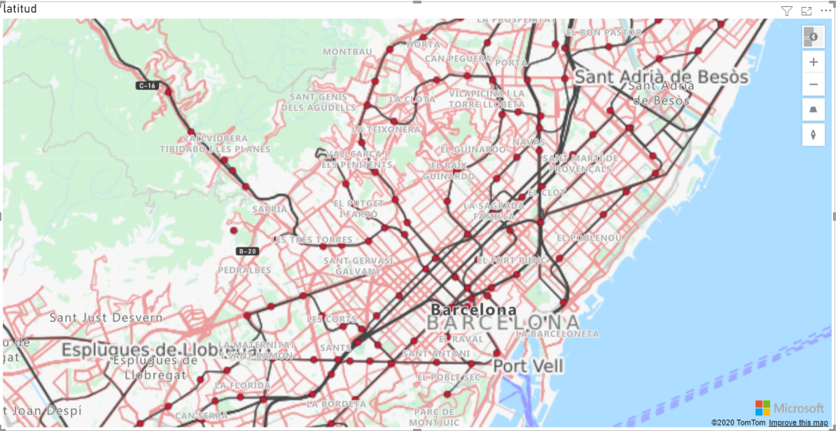 Azure Maps Capa de mosaico