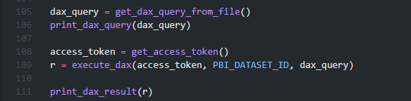 Llamando a la API REST de Power BI para ejecutar una consulta DAX