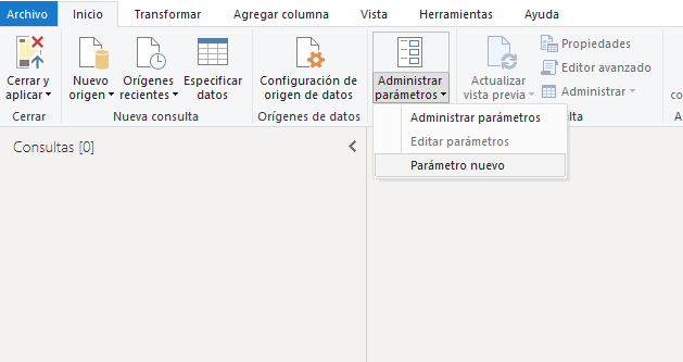 dataXbi-Crear-parámetro