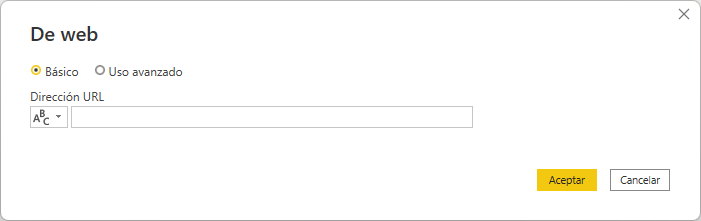 dataXbi - Conector Web Configuración