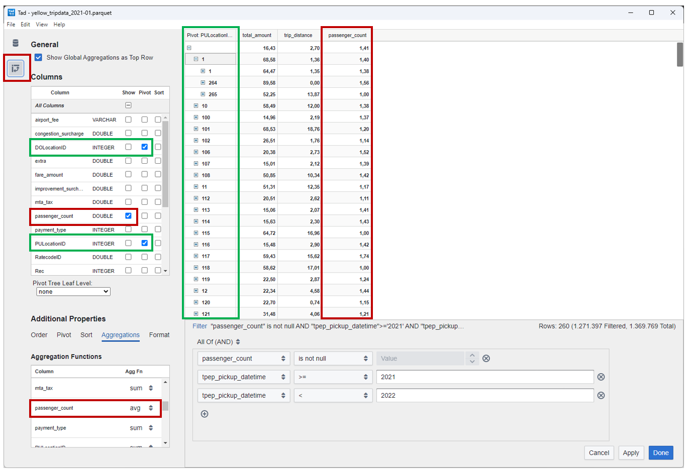 Tad - Un visor de ficheros Parquet y CSV que utiliza DuckDB
