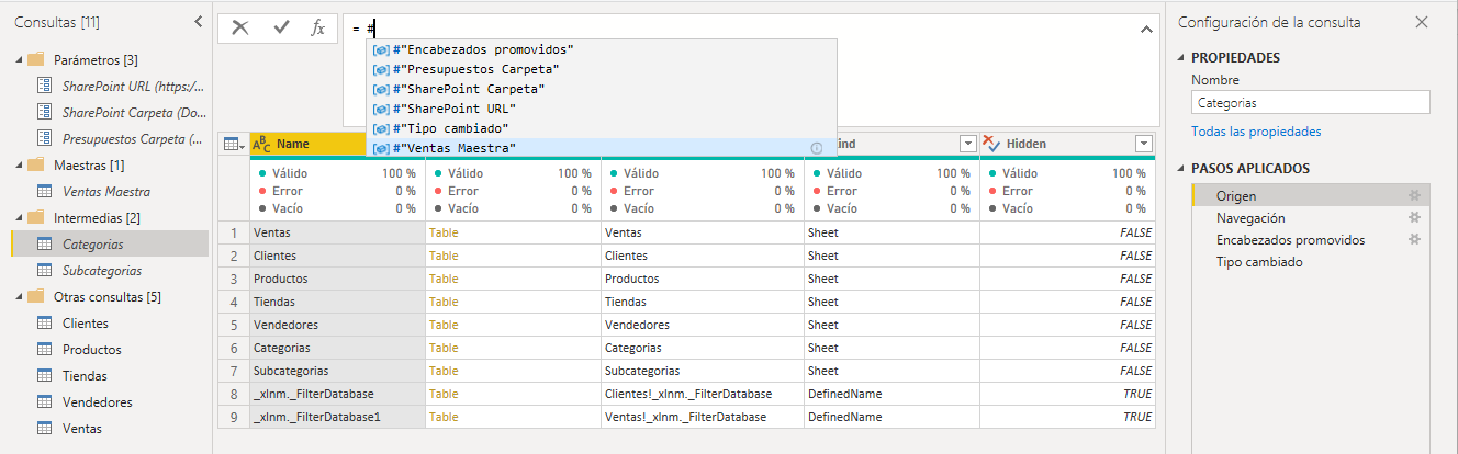 dataXbi Sustituir Paso Origen-por Consulta Maestra