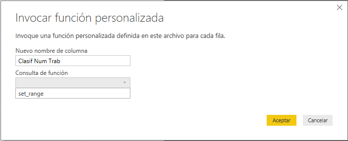 Crear y usar funciones en Power Query